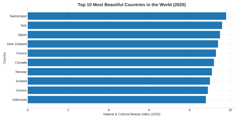 Top 10 Beautiful Countries in the World