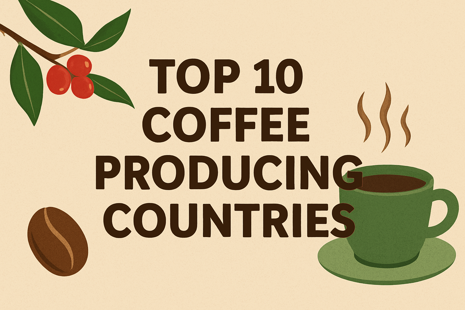 Top 10 Coffee Producing Countriesin the World
