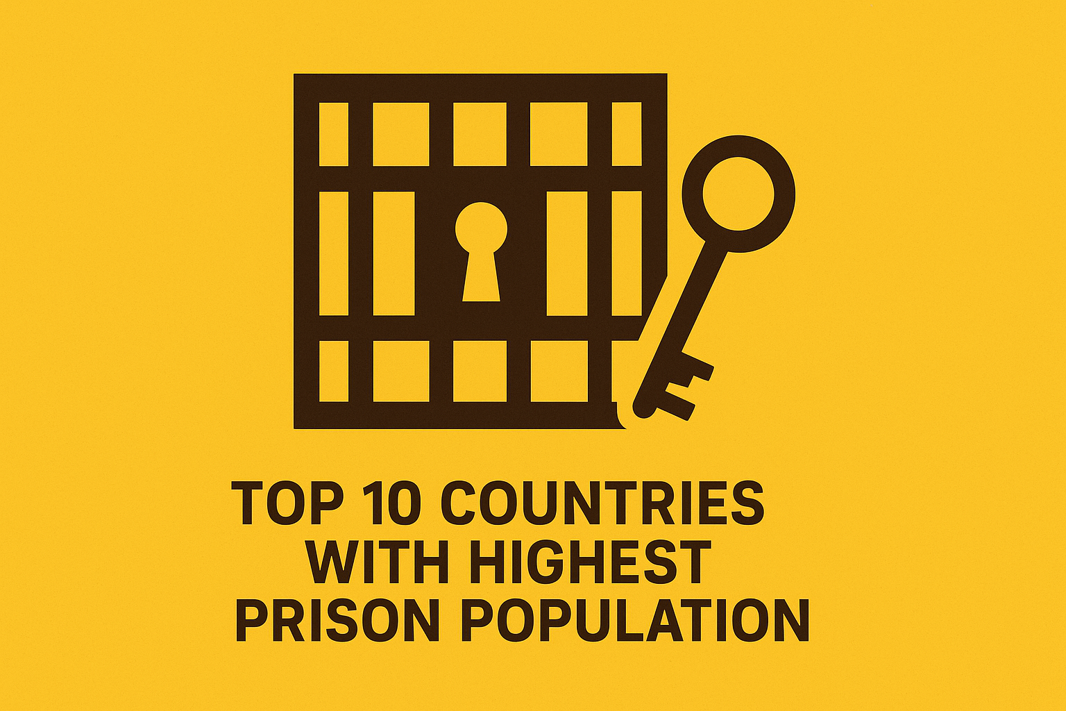 Top 10 Countries with Highest Prison Population