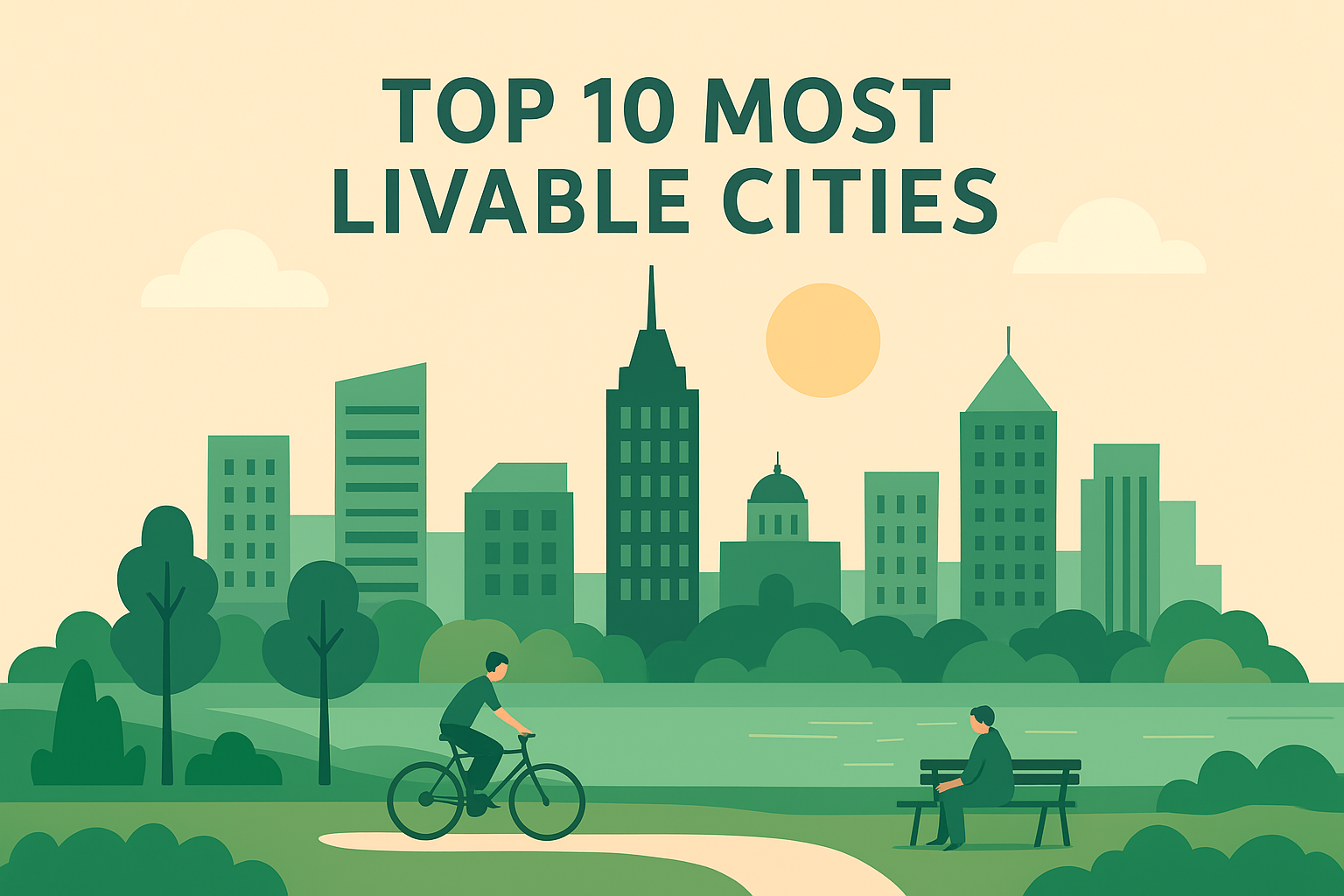 Top 10 most livable Cities in the World