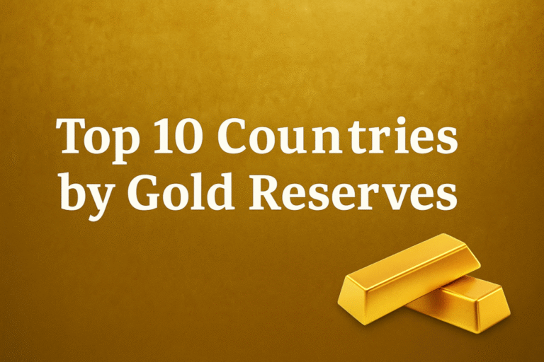 Top 10 Countries by Gold Reserves in the World