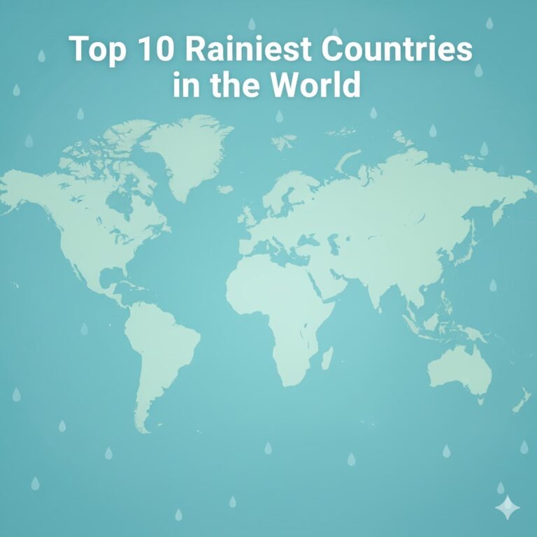Top 10 Rainiest Countries in the World