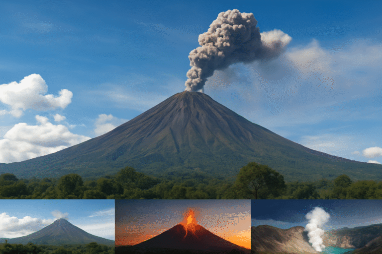Top 10 Countries with most Volcanoes in the World