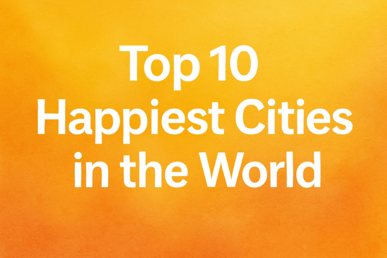 Top 10 Happiest Cities in the World